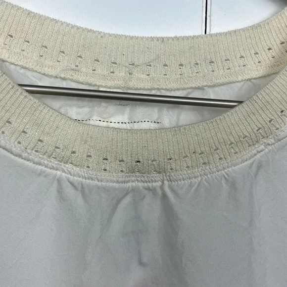 Johnny Was Womens Top S Ivory Knit Neckline & Cuffs Pullover Loose Chic Layer - Picture 6 of 10